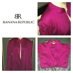 Banana Republic Fitted Long Sleeve Button Down